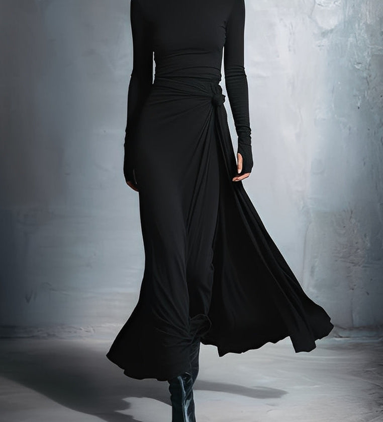 Bonnie - Long Dress with Side Knot