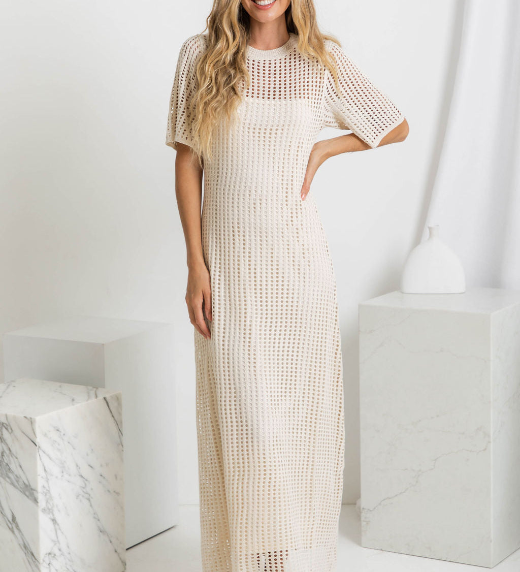 Nova - Crochet Maxi Dress