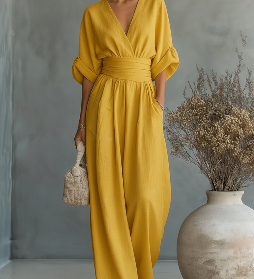 Willow - V-Neck Jumpsuit