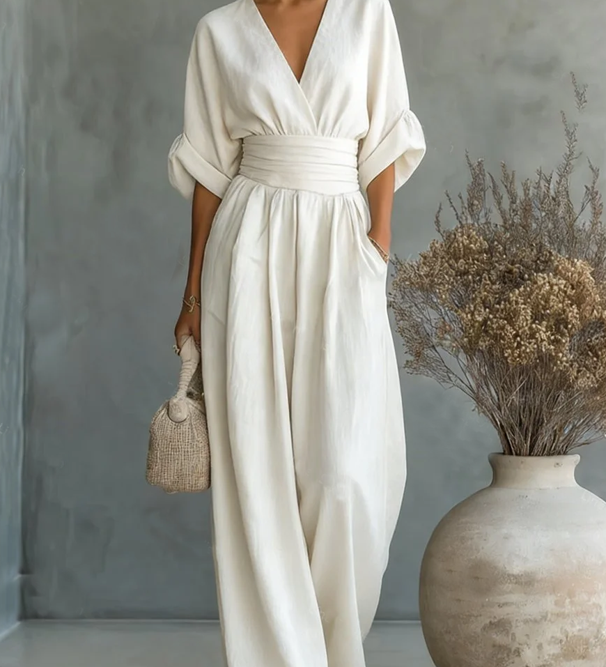 Willow - V-Neck Jumpsuit