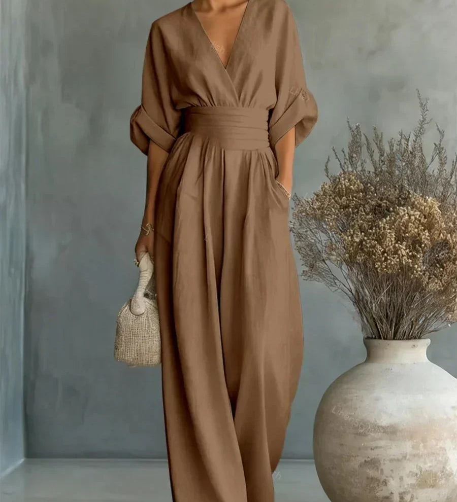 Willow - V-Neck Jumpsuit