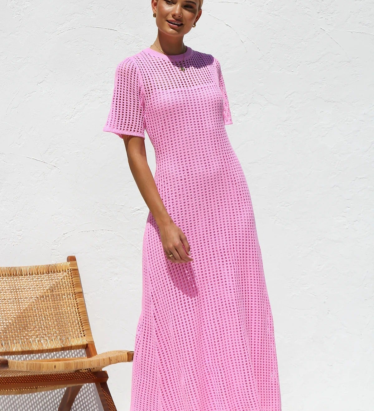 Nova - Crochet Maxi Dress