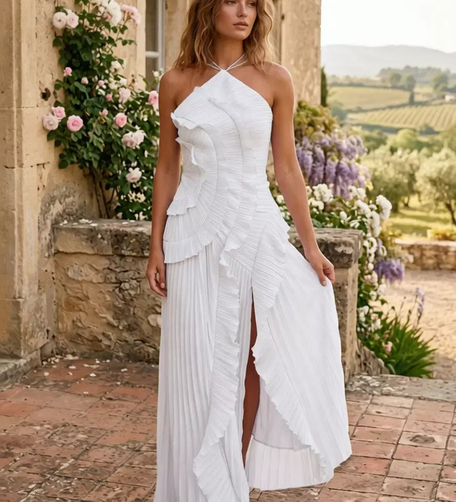 Scarlett - Elegant Ruffle Dress