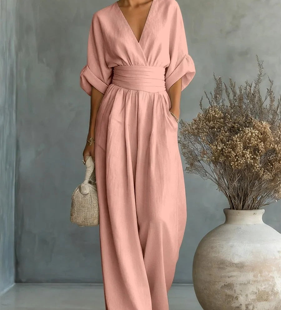 Willow - V-Neck Jumpsuit