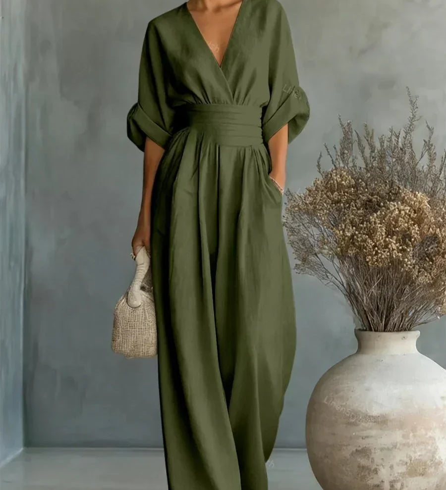 Willow - V-Neck Jumpsuit